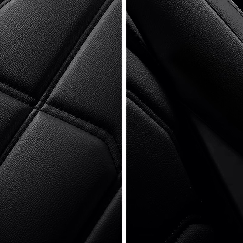 2pcs Prestige Black Car Seat Covers – Premium Design for Cars & SUVs