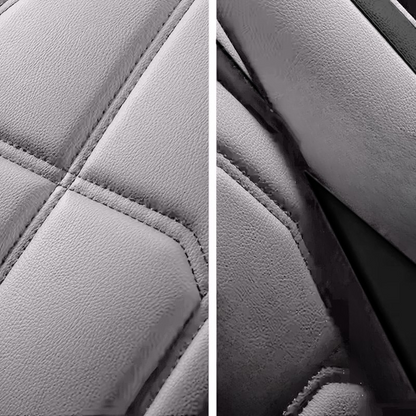 2pcs Prestige Grey Black Car Seat Covers – Premium Design for Cars & SUVs