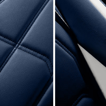 2pcs Prestige Blue White Car Seat Covers – Premium Design for Cars & SUVs