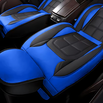 2pcs Prestige Royal Blue Car Seat Covers – Premium Design for Cars & SUVs
