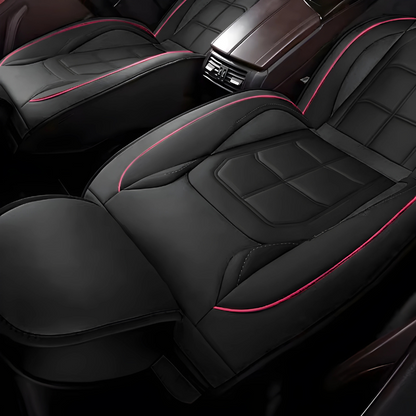 2pcs Prestige Red Black Car Seat Covers – Premium Design for Cars & SUVs