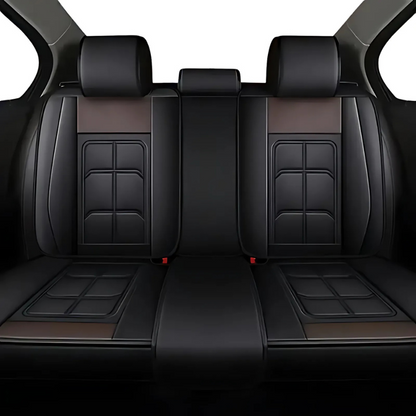 2pcs Prestige Brown Coffee Car Seat Covers – Premium Design for Cars & SUVs