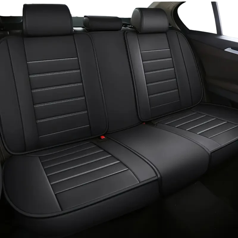 2pcs Prestige Red Black Car Seat Covers – Premium Design for Cars & SUVs