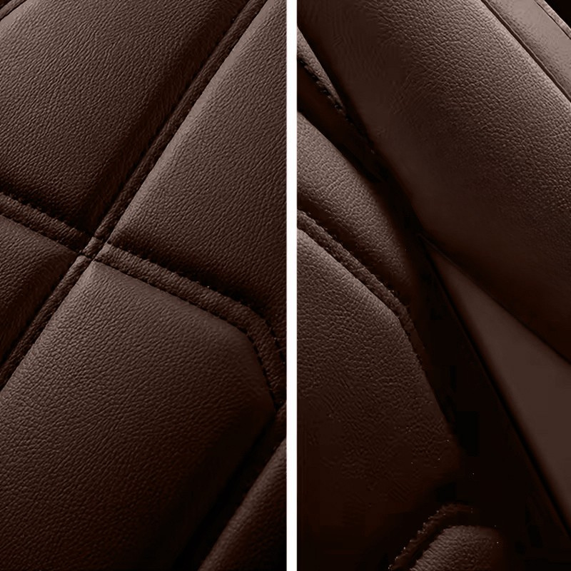2pcs Prestige Brown Car Seat Covers – Premium Design for Cars & SUVs