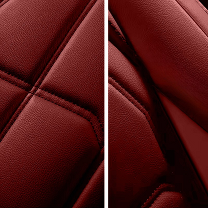2pcs Prestige Maroon Red Car Seat Covers – Premium Design for Cars & SUVs