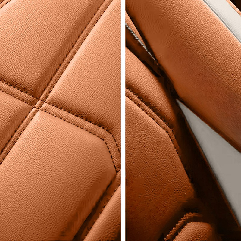 2pcs Prestige Tangerine Car Seat Covers – Premium Design for Cars & SUVs