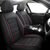 2pcs Prestige Red Black Car Seat Covers – Premium Design for Cars & SUVs