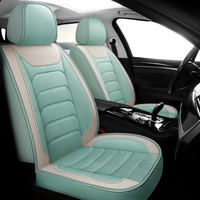 2pcs Prestige Mint Green Car Seat Covers – Premium Design for Cars & SUVs