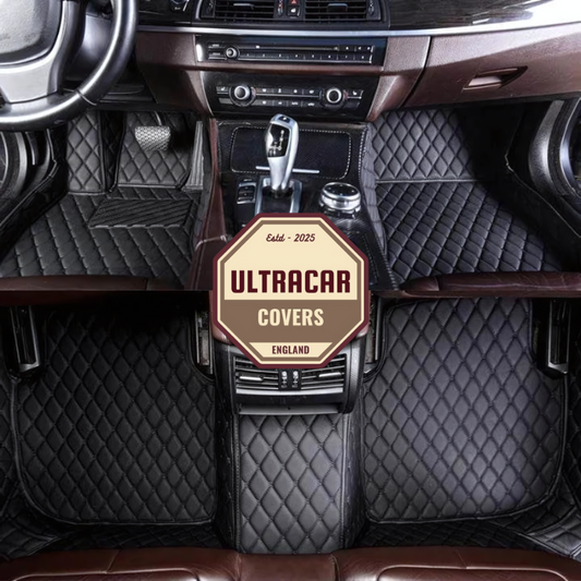 5pcs Universal PU Leather Car Floor Mats