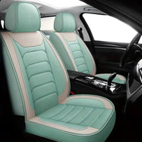2pcs Prestige Mint Green Car Seat Covers – Premium Design for Cars & SUVs