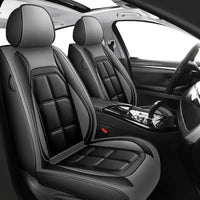 2pcs Prestige Steel Grey Car Seat Covers – Premium Design for Cars & SUVs