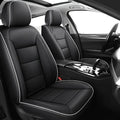 2pcs Prestige Black & White Car Seat Covers – Premium Design for Cars & SUVs