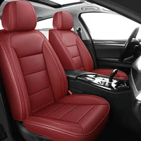 2pcs Prestige Maroon Red Car Seat Covers – Premium Design for Cars & SUVs