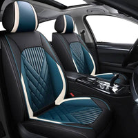 2pcs Prestige Ocean Blue Car Seat Covers – Premium Design for Cars & SUVs